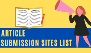 ARTICLE SUBMISSION SITES