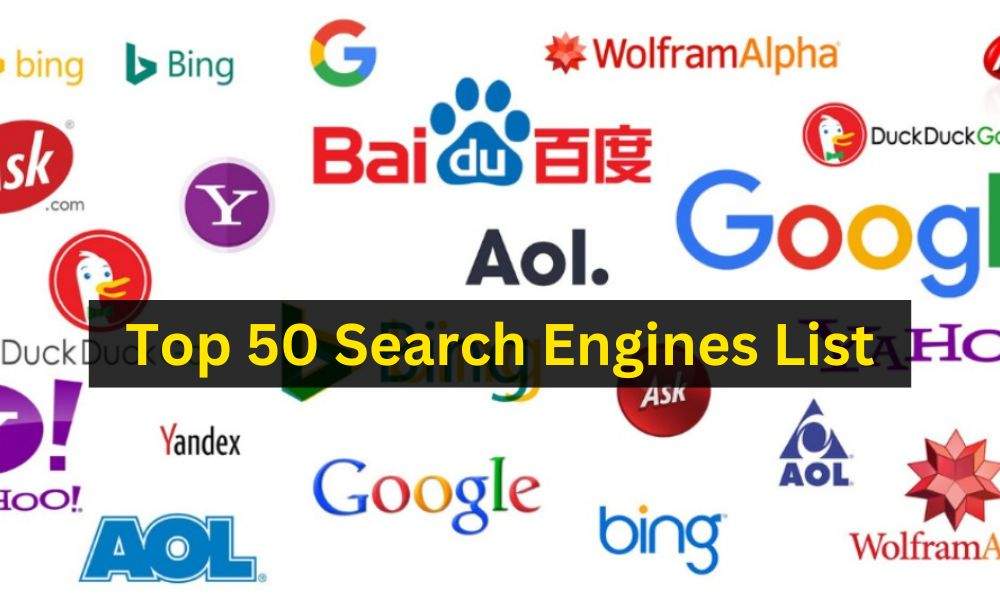 Top search engines list