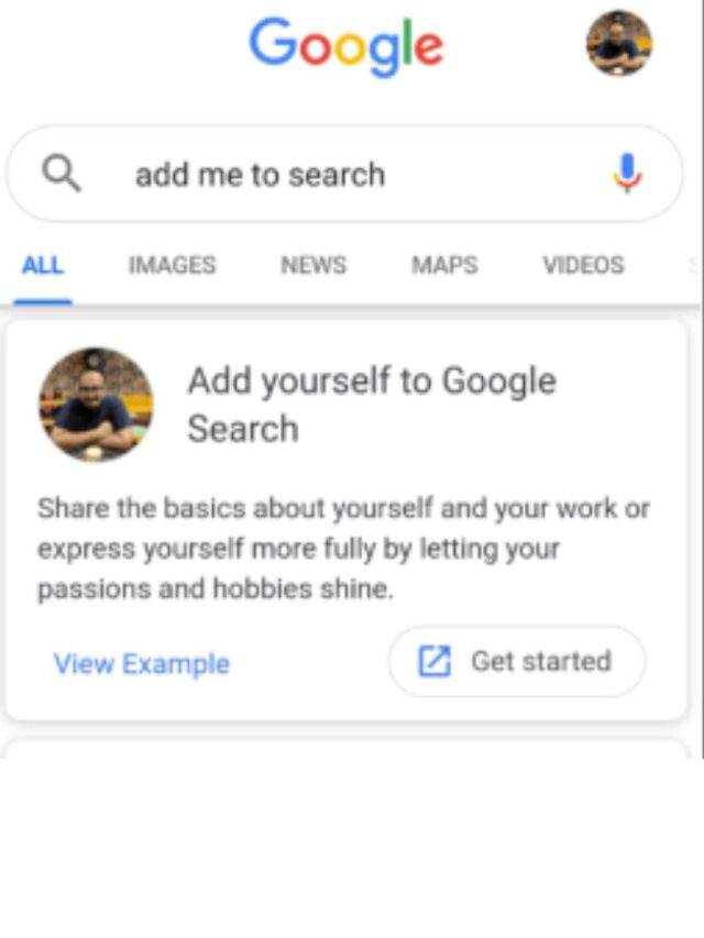 add me to search mobile