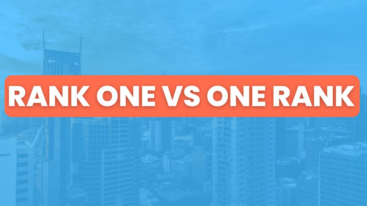 Rank One vs One Rank