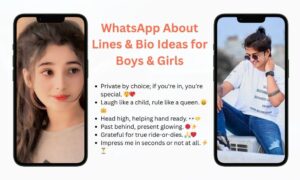 WhatsApp About Lines